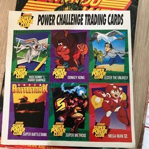 Vintage Nintendo power magazine 90s
